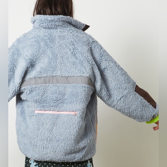 Sandy Liang Blue Fleece Jacket - Picture 3 of 16